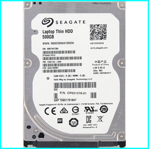 Seagate ST500LT012-1DG142-055 富士通 P/N CP651578-01 2.5インチ 7mm SATA300 500GB 620回 3942時間