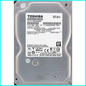 TOSHIBA DT01ACA050 3.5インチ SATA600 500GB 1352回 11748時間