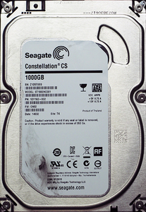 Seagate Constellation CS ST1000NC001-1DY162 3.5インチ SATA600 1TB 25回 23535時間