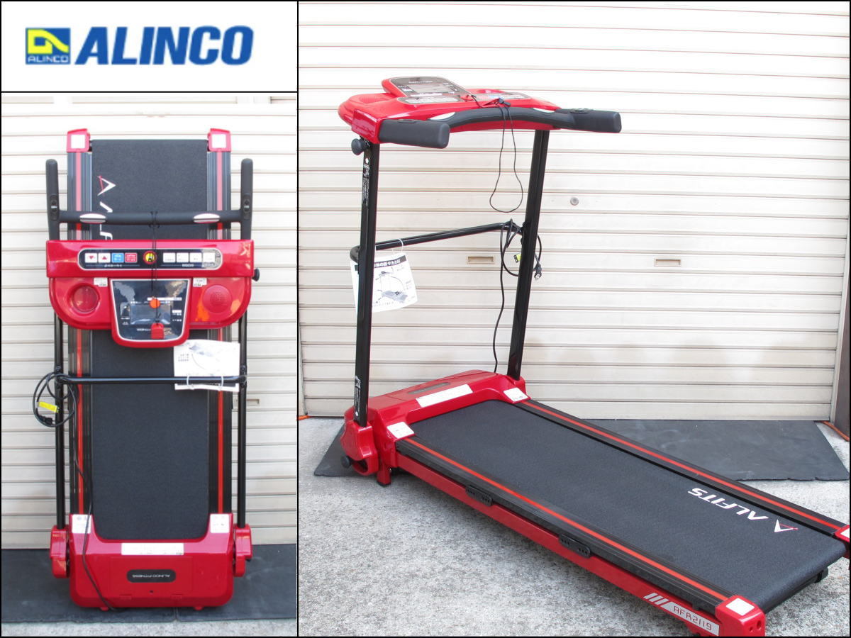 売れ筋介護用品も！ ALINCO アルインコ AFR2119 ルームランナー ランニングマシン - トレーニング用品 - cronoslab.org