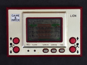  очень редкий подлинная вещь LCD игра Game & Watch nintendo Nintendo лев LION LN-08 1981 год производства No.6440