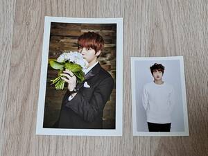 防弾少年団 BTS★ジン GLOBAL FANCLUB 2期 ARMY フォト カード 2枚★JIN グローバル ファンクラブ FC PHOTO CARD トレカ バンタン