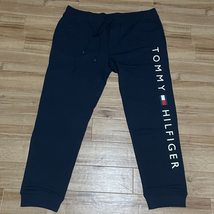 USA正規品 【L】 TOMMY HILFIGER トミーヒルフィガー 紺 ベーシック ロゴ スウェットパンツ スウェット ストリート ネイビー_画像1