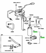 【1年10000km保証 高品質】トヨタ カローラ レビン トレノ AE86 AE85 インタンク式 燃料ポンプ フューエルポンプ 23220-16190_画像2