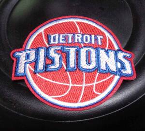 LR red white blue # new goods NBAte Toro ito* piston zDetroit Pistons embroidery badge ( patch )* basketball * America sport 