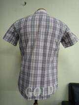 ◆　ＰＰＦＭ　半袖　チェックシャツ　サイズＭ　綿　◆_画像2