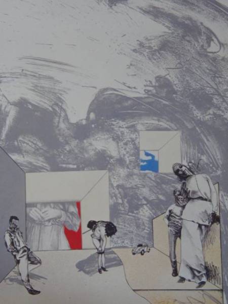 Masuo Ikeda, Theatereingang, Aus einem sehr seltenen Kunstbuch, Kommt mit hochwertigem Rahmen, Gemälde Kostenloser Versand, Malerei, Ölgemälde, Natur, Landschaftsmalerei