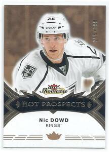 16-17 Fleer Showcase Hockey Nic Dowd Hot Prospects RC /399