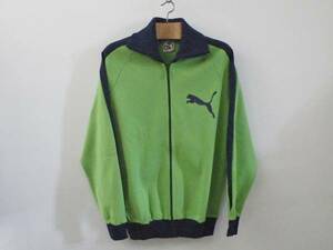 1970 period dead stock green the first period Puma jersey eyes,. attaching tag model Vintage Vintage setup PUMA west Germany made rare 