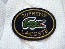 Mサイズ！17Supreme Lacoste Tennis Sweaterラコステ セーターｍ_画像2