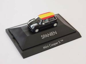  Herpa 1/87 herpa Mini Cooper NEW Mini Cooper Spain national flag 