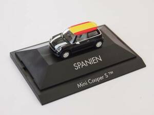 ヘルパ 1/87 herpa ミニクーパー NEW Mini Cooper スペイン国旗