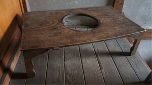 .. reverse side writing desk retro Vintage wooden old tool 