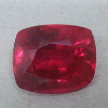 [9.72 ct] X 合成ルビー クッションカット [7月誕生石] ルース 宝石 ジュエリー_画像1