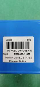 UV ホログラフィックディフューザー 10° 25mm　Edmund Optics