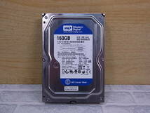 ◎J/113●ウェスタン・デジタル Western Digital☆3.5インチHDD(ハードディスク)☆160GB SATA300 7200rpm☆WD1600AAJS☆中古品_画像1