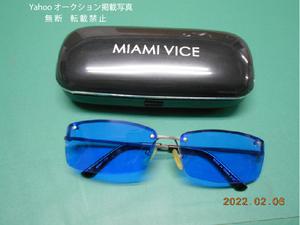 中古　マニア向け　MIAMI VICE マイアミバイス コリンファレル着用 サングラス 傷　擦れ　あり　使用問題無い　レベル