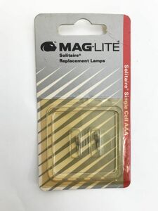 USA マグライト MAGLITE SOLITAIRE ソリテール SINGLE CELL 3A用 スペア球2個　LK3A001