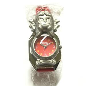 [ Fujiya * Peko-chan ]SEIKO wristwatch & key chain clock 2WAY watch not for sale Novelty rare goods 