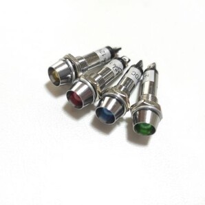 12V用 パイロットランプ LED 4色セット