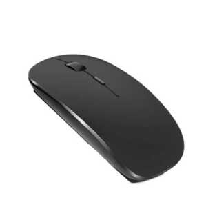マウス ワイヤレスマウス 無線マウス 持ち運び便利 2.4GHz 電池式 ブラック