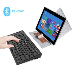 ワイヤレスキーボード ブラック Bluetooth 薄型 軽量 無線 各種スマホ/タブレットPC/パソコン対応