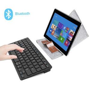 ワイヤレスキーボード　ブラック　Bluetooth 薄型 軽量 無線 各種スマホ/タブレットPC/パソコン対応