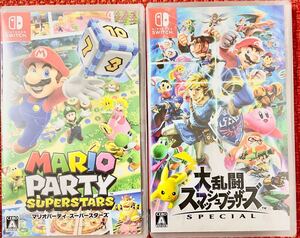 2本セット 大乱闘スマッシュブラザーズSPECIAL マリオパーティ スーパースターズ Switch