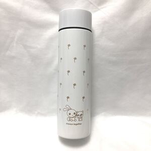 非売品 フルメタリックサーモボトル フルメタリック スリム 直飲み サーモ ステンレスボトル 保冷温 310ml パールホワイト