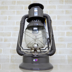 大セール【送料無料】新品 Dietz #30 Little Wizard Oil Lantern - Grey Nickel Trim 替芯付 ◇デイツ グレー ニッケル ハリケーンランタンの画像4