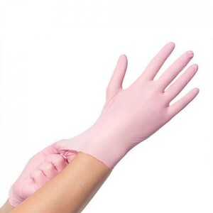 ピンク色 ニトリル手袋 Sサイズ 20枚 使い捨て手袋