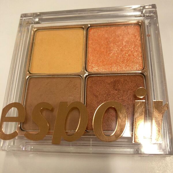 espoir エスポア リアルクワッドパレット アイシャドウ オレンジフィーバー
