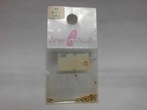 ・Jewelry Nail リトルプリティ LPスタッズリーフ(3S)50粒 ゴールド LP-7019G