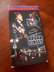 VHS video | paul (pole) * McCartney *PAUL McCARTNEY.. movie [ya.! Broad * Street /GIVE MY REGARDS TO BROAD STREET]