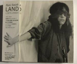 [パティ スミス 国内盤2枚組] Patti Smith / LAND (1975-2002) ベスト ライブ レア曲(ギンズバーグ参加等) Lenny Kaye , Allen Ginsberg