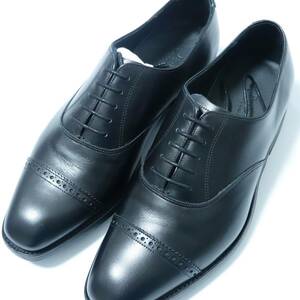 [ new goods unused ]5 ten thousand BARKER Barker business dress shoes leather shoes inside feather punch do strut chip black car f Britain made England made 