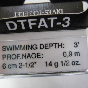 ラパラ DTファット3 CSD 6cm , 14g 新品 DTFAT3の画像4