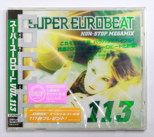 未開封 オムニバス 【SUPER EUROBEAT VOL.113 スーパーユーロビート VOL.113】