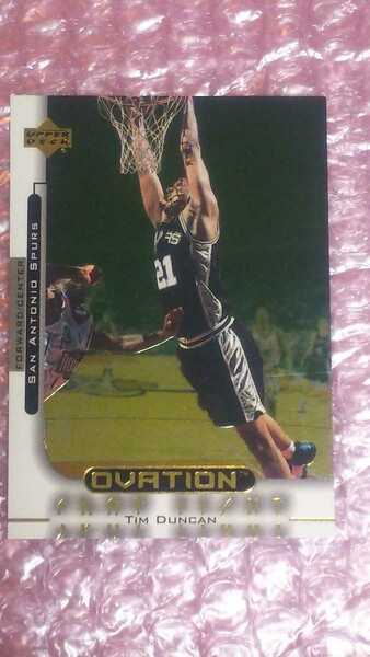 送料込即決 1999-00 Upper Deck Ovation Spotlight OS9 Tim Duncan　ティム・ダンカン