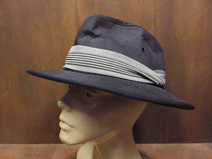 ビンテージ70’s80’s●DORFMAN PACIFICフェドラハット黒size XL●220305s3-m-ht-ot 1970s1980sドーフマンパシフィック帽子中折れ帽