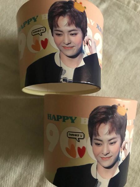 EXO xiumin カップホルダー　2個セット 