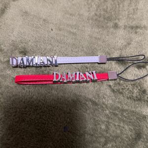 [ not for sale ]DAMIANI strap Novelty red white 2 point set free shipping 