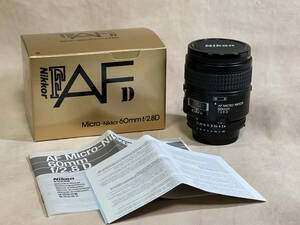 ニコン　Nikon　AI AF Micro-Nikkor 60mm f/2.8D