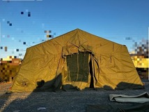 【米軍放出品】大型テント シェルター 野戦テント ガレージ 野外テント 感染対策テント テンパーテント イベント キャンプ ☆CC29AF_画像7