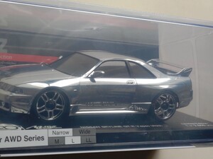 未開封 京商 ミニッツ ASC日産 スカイライン GT-R R33 Vスペック クロームシルバー MZP438CS z3CsS8