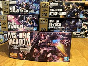 【未開封】ガンプラ5個セット31 MGリックドム&HGUCグリブス戦役セット　未組立