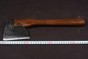 Y4896 Vintage топор дрова десятая часть кемпинг Solo кемпинг камин старый .. старый инструмент уличный кемпинг плотничный инструмент . рубанок . нож 
