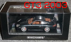 1/43 ポルシェ 911 (996) GT3 2003 後期型 グレーメタ PORSCHE ガンメタ ブラック ブラックメタ