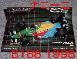 1/43 ベネトン フォード B188 ナニーニ 1988 BENETTON FORD