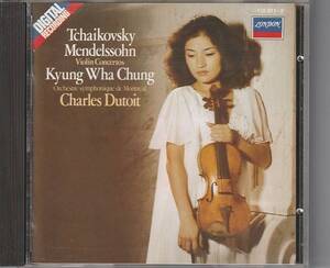 ★CD DECCA Tchaikovsky.Mendelssohnチャイコフスキー.メンデルスゾーン ヴァイオリン協奏曲*チョン・キョンファ(CHUNG KYUNG WHA/西独盤